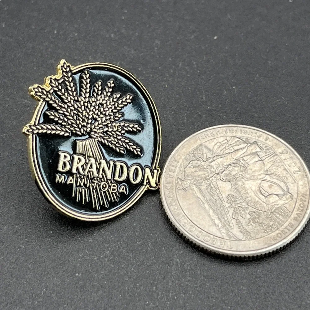 Brandon‎ Manitoba Canada Lapel Hat Pin